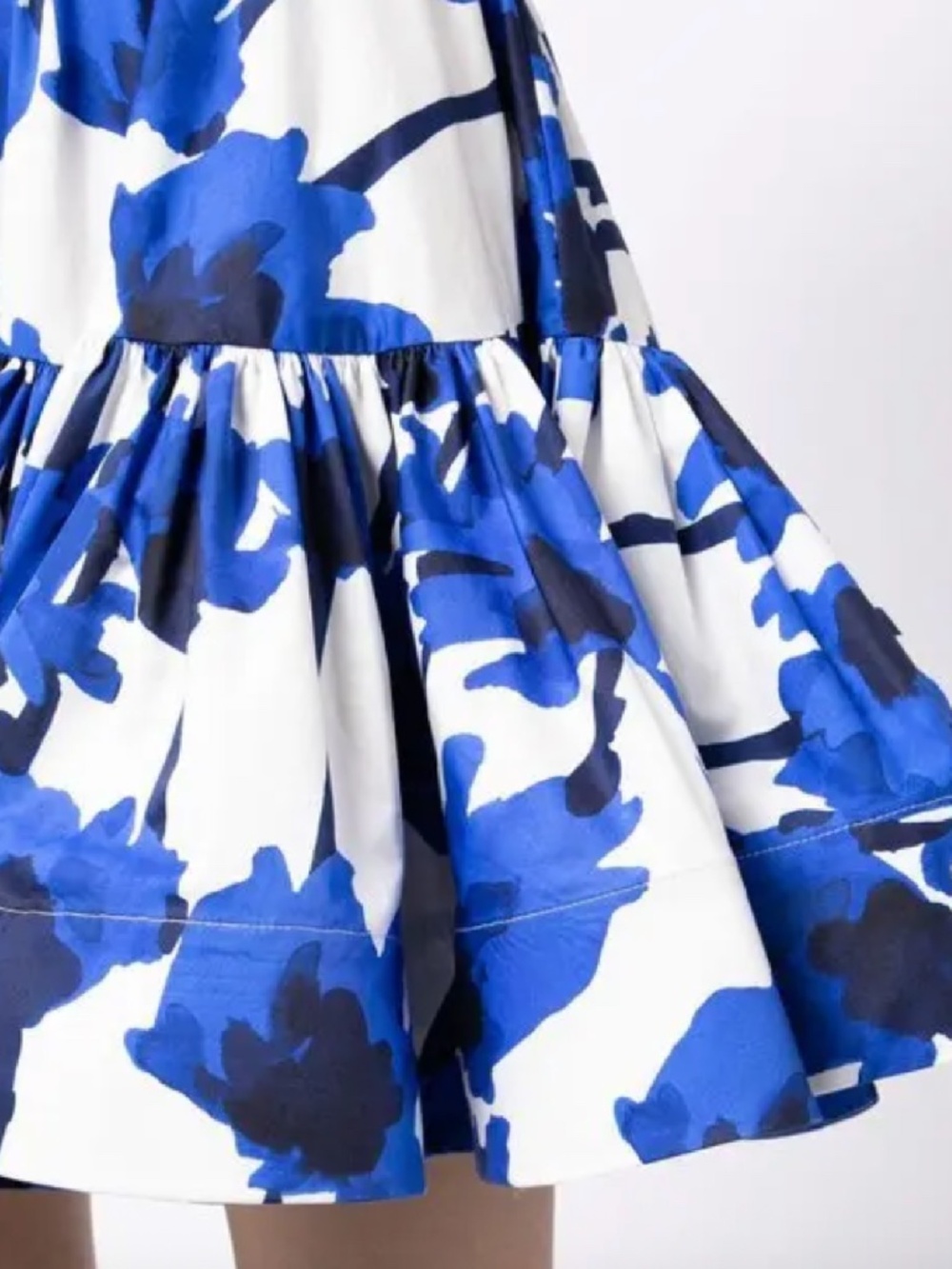 JASON WU PRINTED MINI RUFFLE SKIRT W ELASTIC BAND - Picture 5 of 13